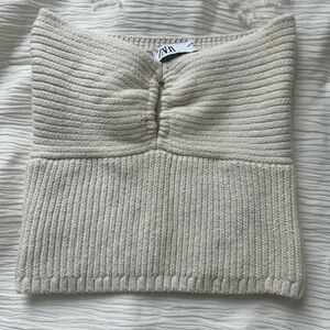 Zara Strapless Crop Top